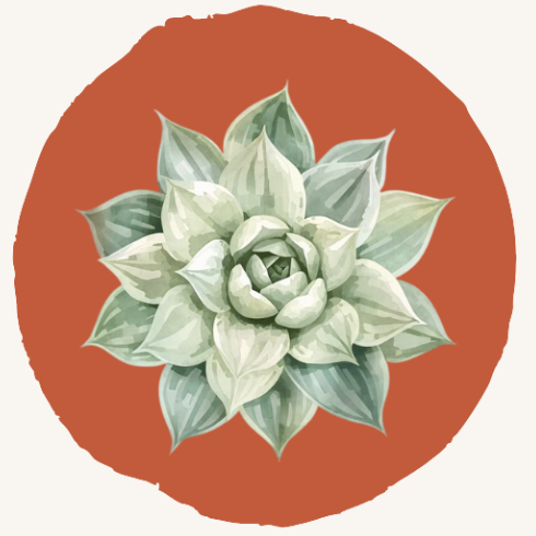 Rayanne Beaudry succulent logo